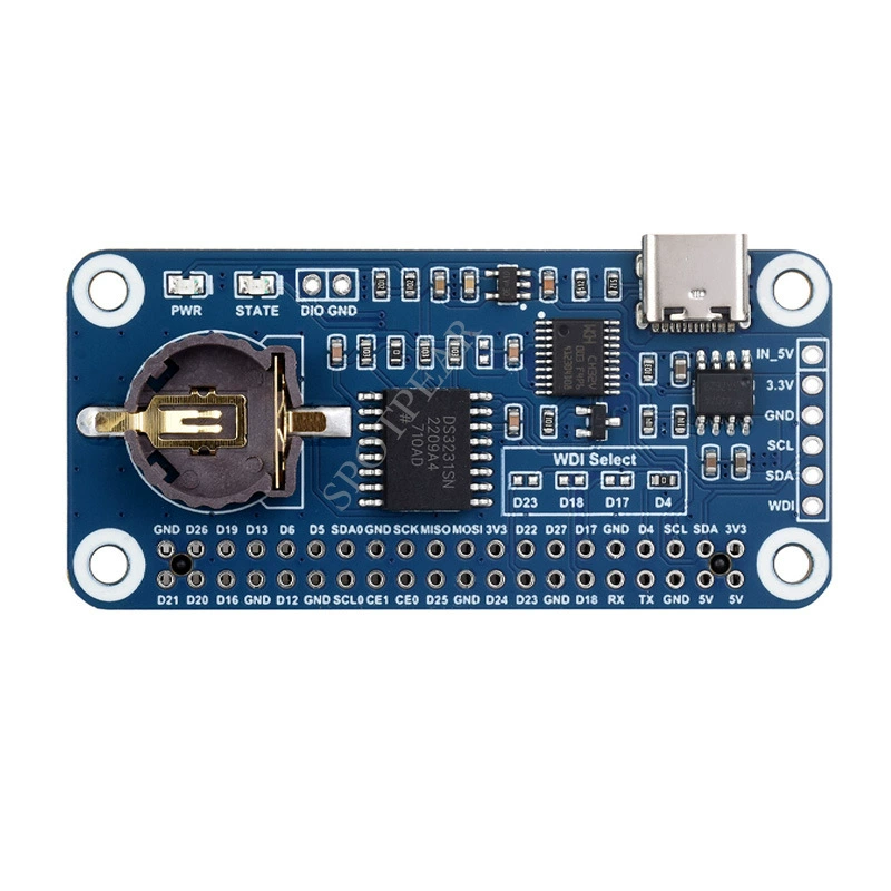 Raspberry Pi RTC expansion board plate high -precision DS3231SN clock chip watch door dog module
