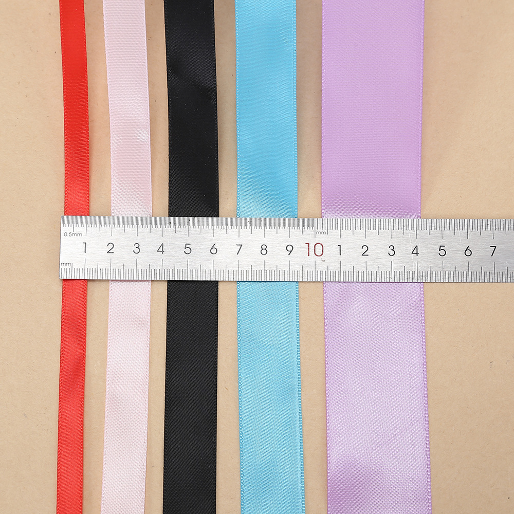 0.6-5CM 91 미터의 롤 폴리 에스테르 리본 케이크 꽃 리본 리본 선물 상자 선물 포장 리본