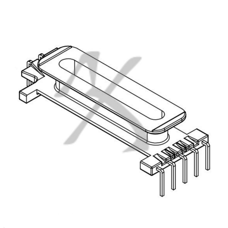 【品質重視】工場直販 高周波トランススケルトン EDR2810 縦型 5+2 スケルトン|undefined