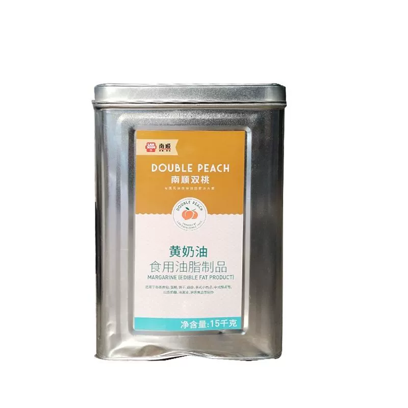 Железный бочонок Nanshun с двойным персиком, желтый крем, 15 кг, один бочонок, качественный эталонный колесный железный бочонок, новый оригинальный свежий съедобный