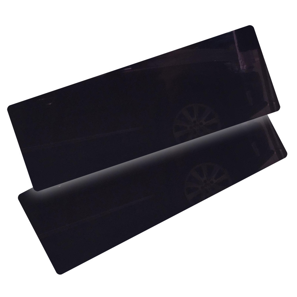 Visor solar anti-deslumbramiento adhesivo electrostático para vidrio de ventana lateral del automóvil anti-UV película de visor solar negra semitransparente para uso durante todo el año