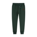 Sweatpants Dark Green - Red Logo