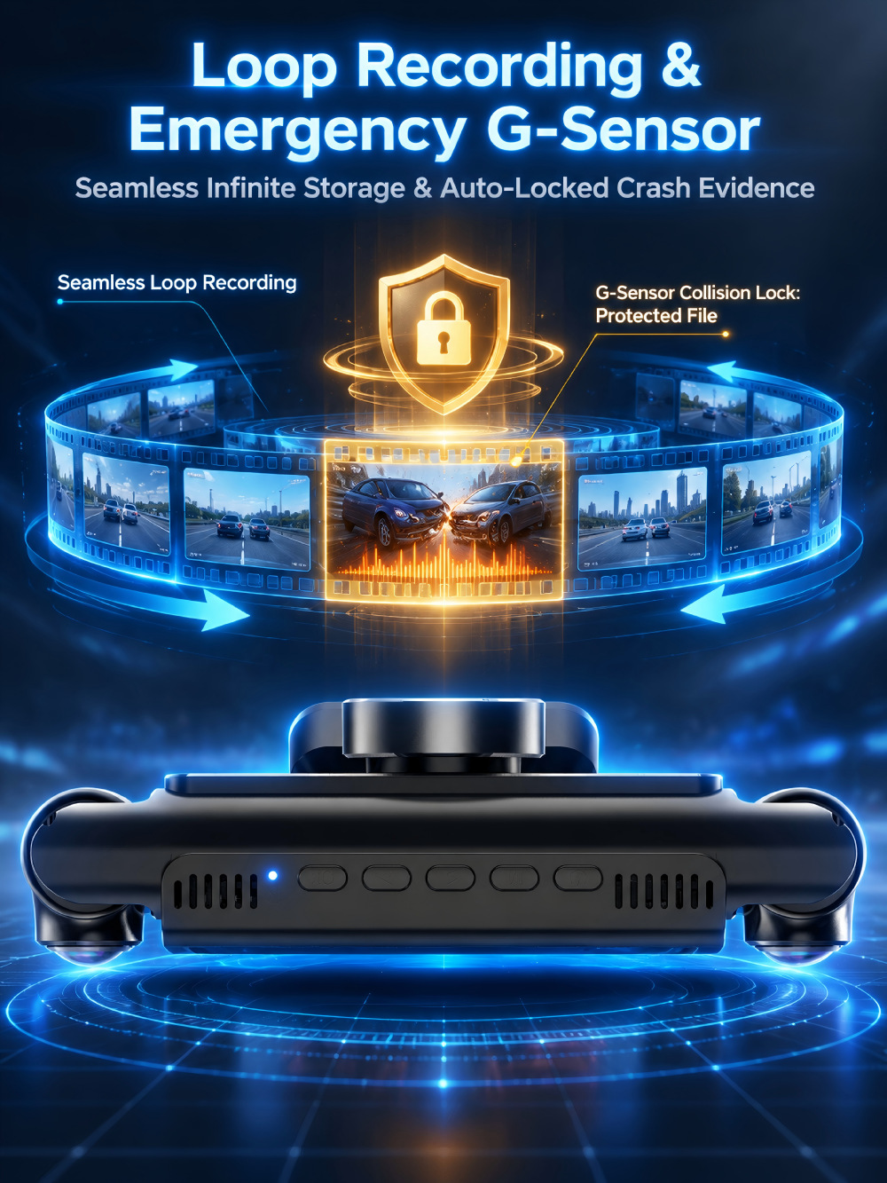 Cross-border 4K dashcam with 5G WiFi, 4-channel recording, front and interior cameras, fisheye wide-angle lens, and ADAS/ BSD driver assistance features