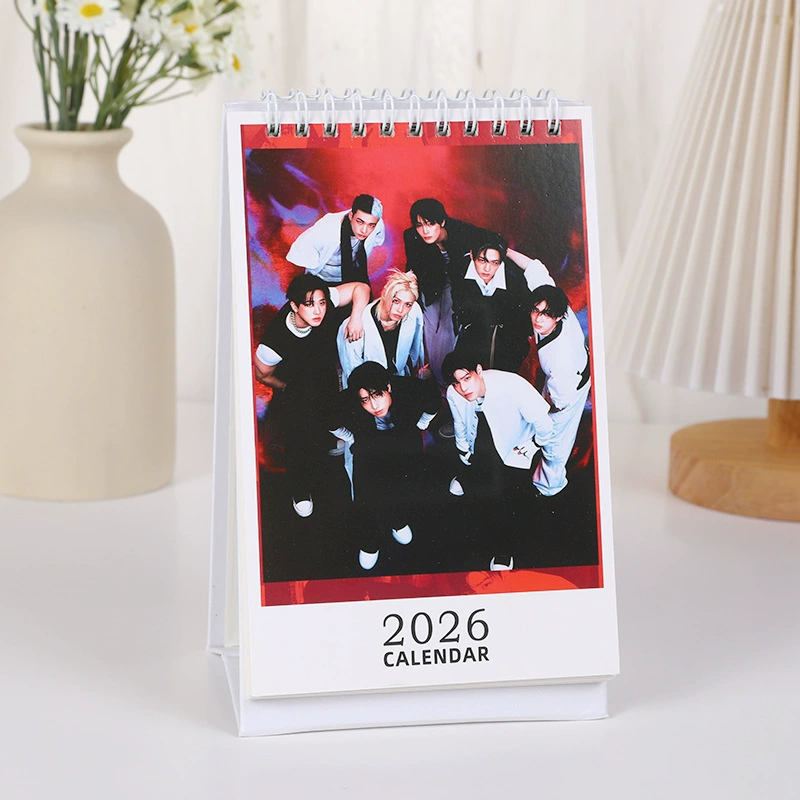 Настольный календарь 2026 — Stray Kids SVT (G)I-DLE, новый календарь с изображениями знаменитостей