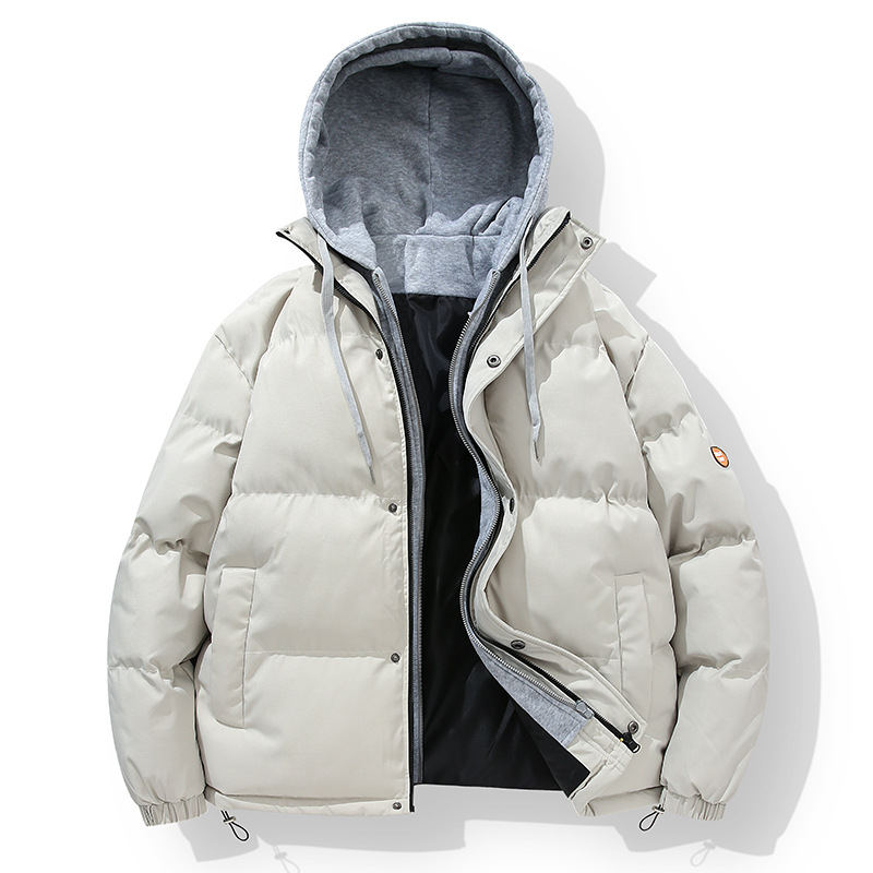 Manteau de mode en coton épais pour homme, vêtement tendance d'hiver_voghion.com