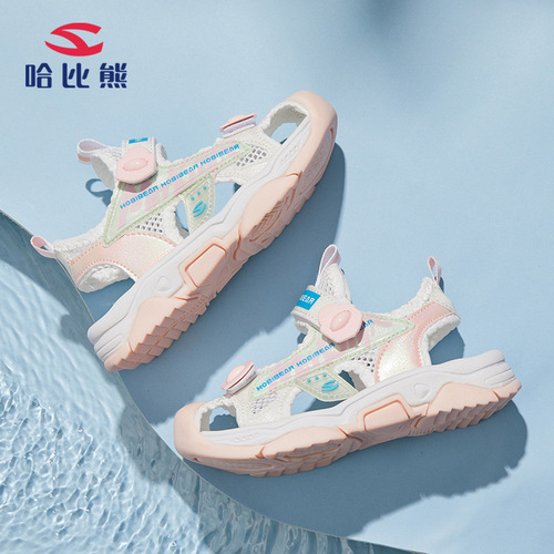 Habib Bear Children's Shoes  Summer New Baotou Sandals Boys Casual Beach Shoes Girls Sandals Dropshipping