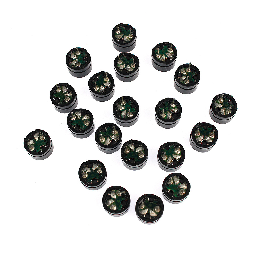 3V~12V42R通用无源蜂鸣器3V/5V/9V/12V12mmx8.5mm12085压电蜂鸣器