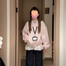 2025秋季新款短外套女韩版小众设计学院风气质温柔甜美翻领夹克