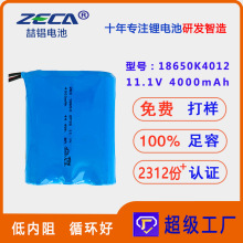 定制18650多串多并锂电池组4000mAh12V带TUVCB认证锂电池