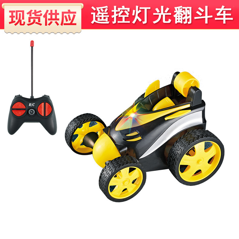 Coche volquete eléctrico a control remoto, juguete de acrobacias para niños, venta popular para exportación