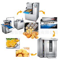 定制曲奇饼干生产线面包蛋糕注浆机长条面包流水线设备毛毛虫面包