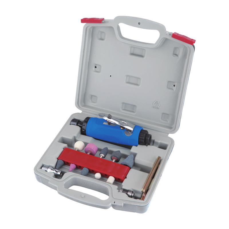 Máquina de grabado neumática de WF-005G personalizada transfronteriza 3 & 6mm pequeña lijadora 17 piezas de herramientas de reparación de automóviles