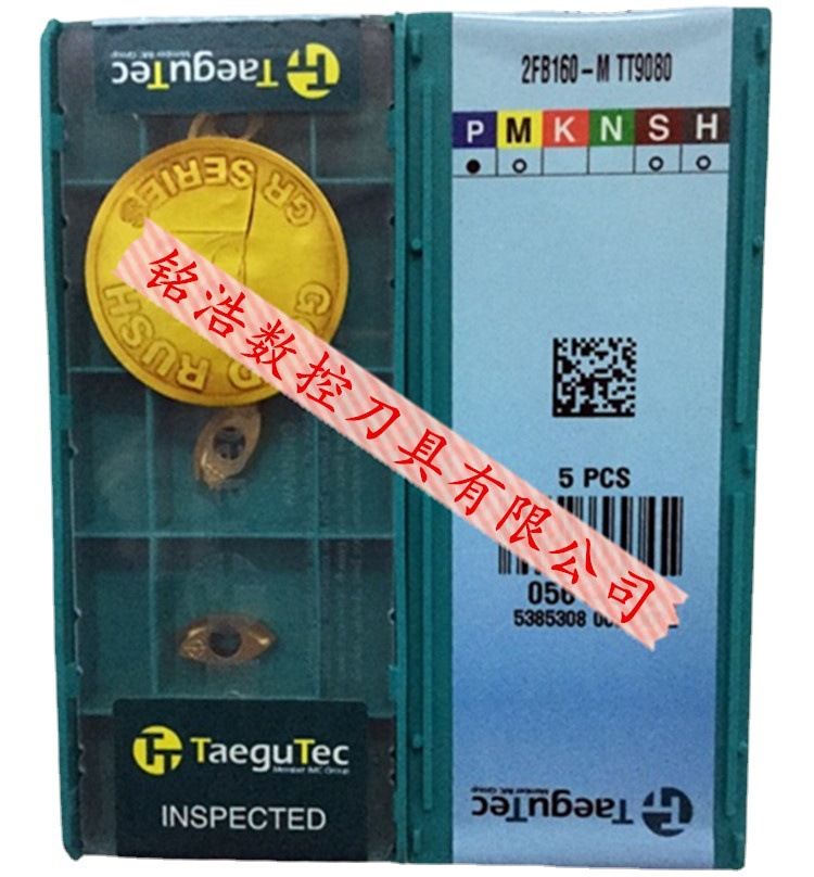 原装韩国TAEGUTEC特固克柳叶铣刀粒2FB160-M TT9080球头铣刀片