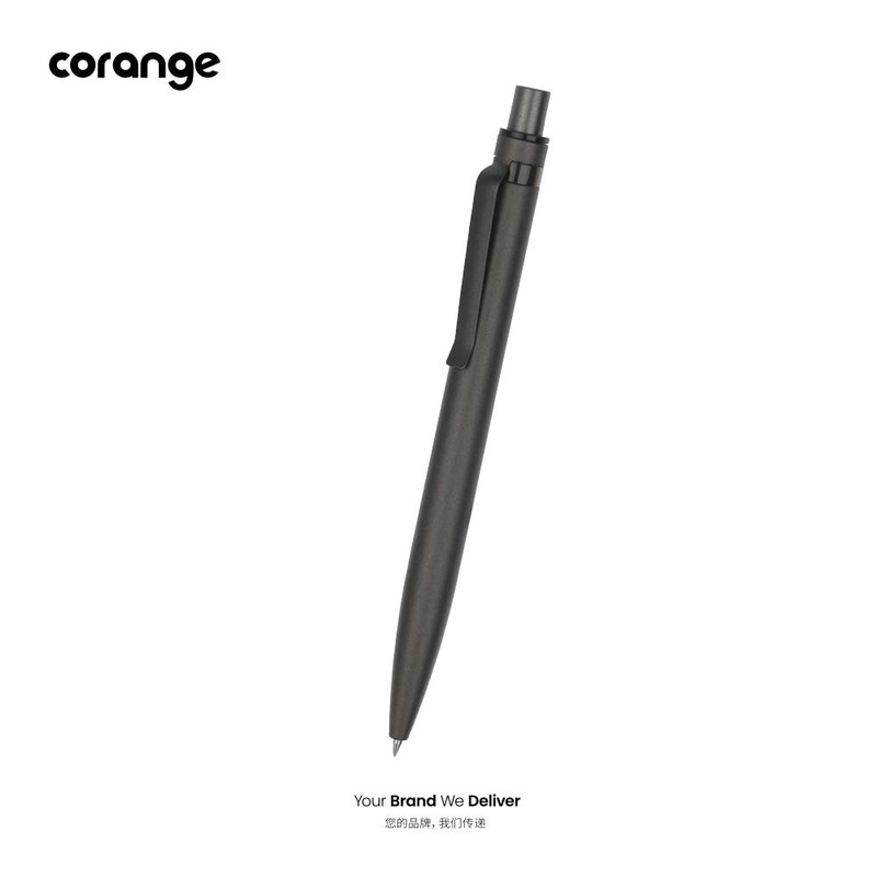 Corange再生铝中性笔礼品按压出芯商务办公可印企业宣传LOGO|undefined
