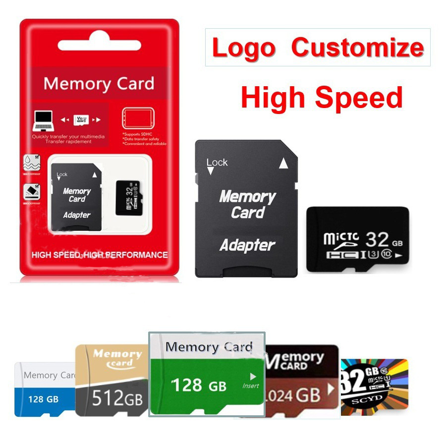 厂家批发内存TF升级扩容卡64G记录仪监控卡2TB高速存储记忆卡1TV