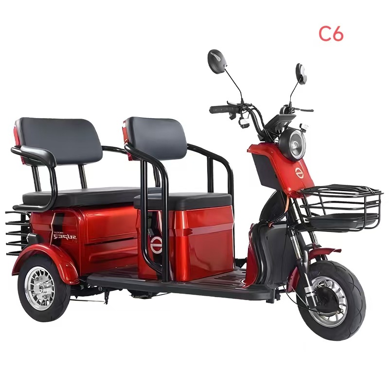 Triciclo eléctrico adulto ocio de edad avanzada fábrica de scooter al por mayor comercio exterior mujeres recoger niños coche de batería