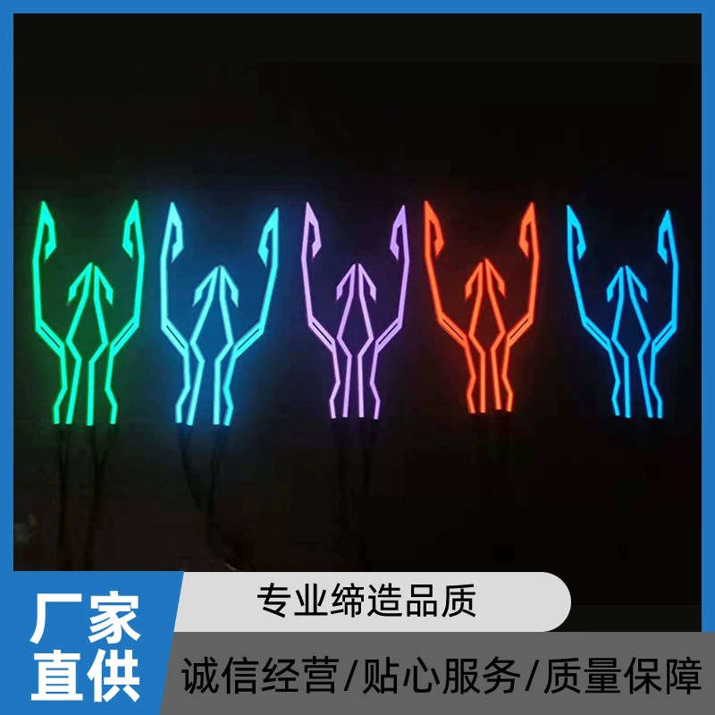 Трансграничная поставка мотоциклетного шлема световая полоса EL холодный свет световая полоса шлема световая полоса безопасности производители поставляют