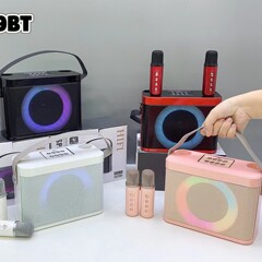 YS-219BT携帯bluetoothスピーカー家庭KTVデュアルマイク無線マイク携帯電話k歌宝カードオーディオ