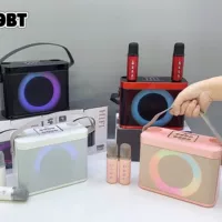 YS-219BT портативный Bluetooth динамик семейный KTV двойной микрофон беспроводной микрофон мобильный телефон KGebao карта аудио