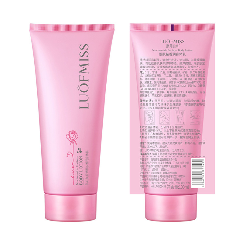 Lofan niacamida perfume loción para el cuerpo entero fragancia hidratante para el cuidado de la piel fragancia loción para el cuerpo al por mayor image 6