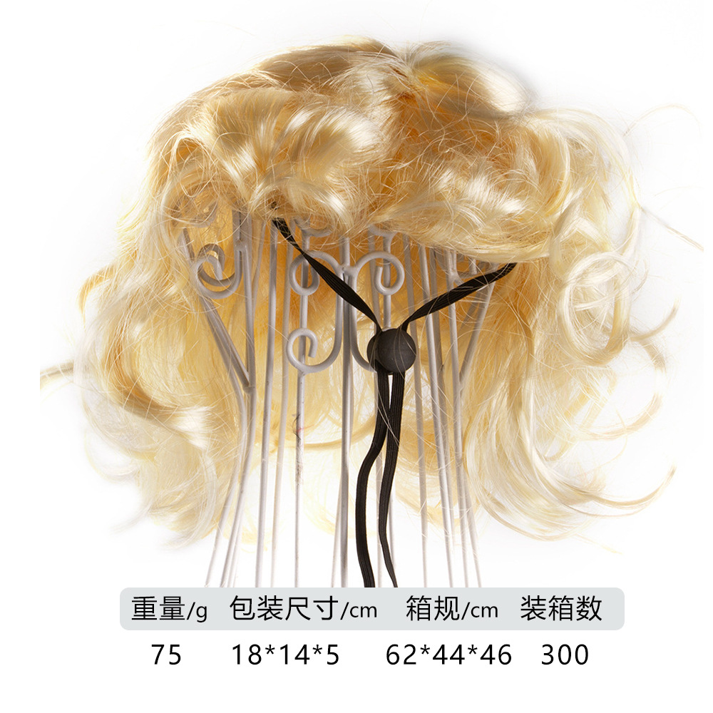 Peluca para mascotas, cabeza explosiva, flequillo, gato, perro, peluca de Navidad de Halloween, accesorios para el cabello para mascotas