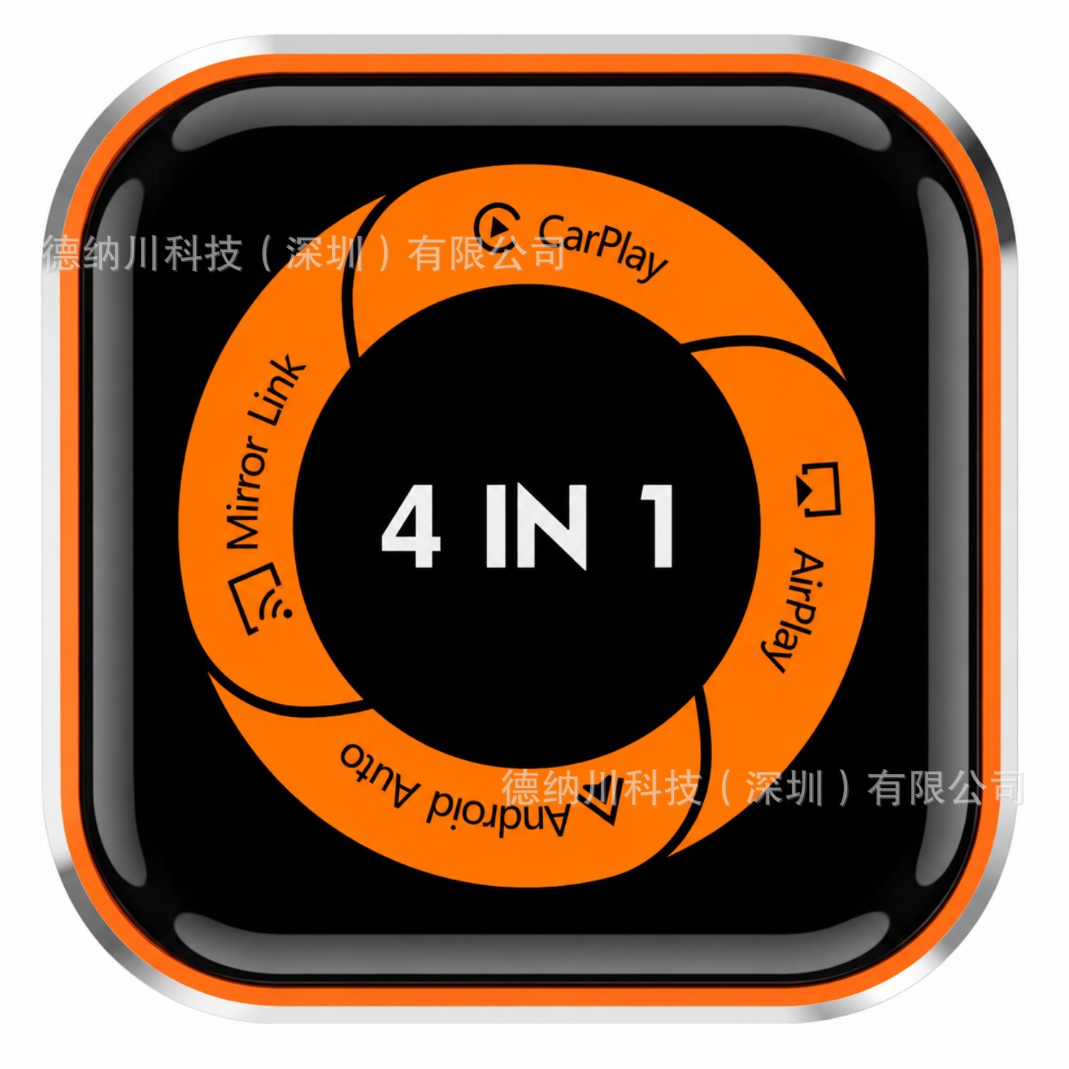 Cross-Border 4-in-1 Car-Mounted Wired to Wireless Carplay Android Auto Connectivity Box Apple Android Adapter