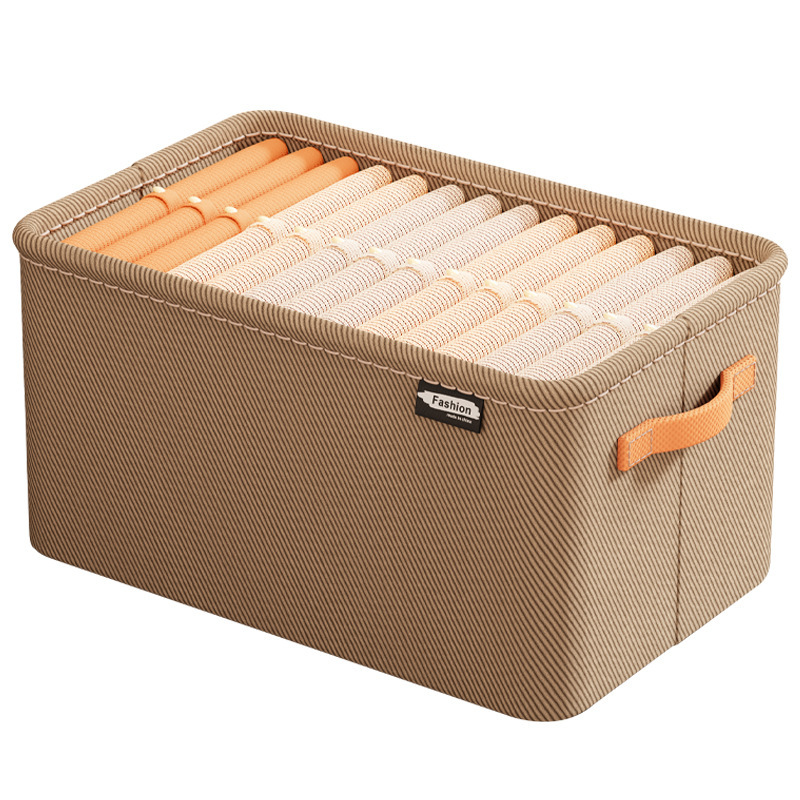 Caja de almacenamiento de ropa, caja de acabado de armario doméstico, caja de almacenamiento de ropa de tela, caja de almacenamiento de pantalones, caja de almacenamiento de artefactos mágicos plegables del dormitorio