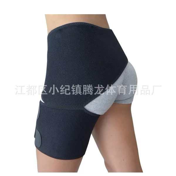 Three Large Size Knee Pads for Men, Thigh Pads for Outdoor Sports, Pressurized Thigh Pads, Waist Pads, Running Sports Leg Pads