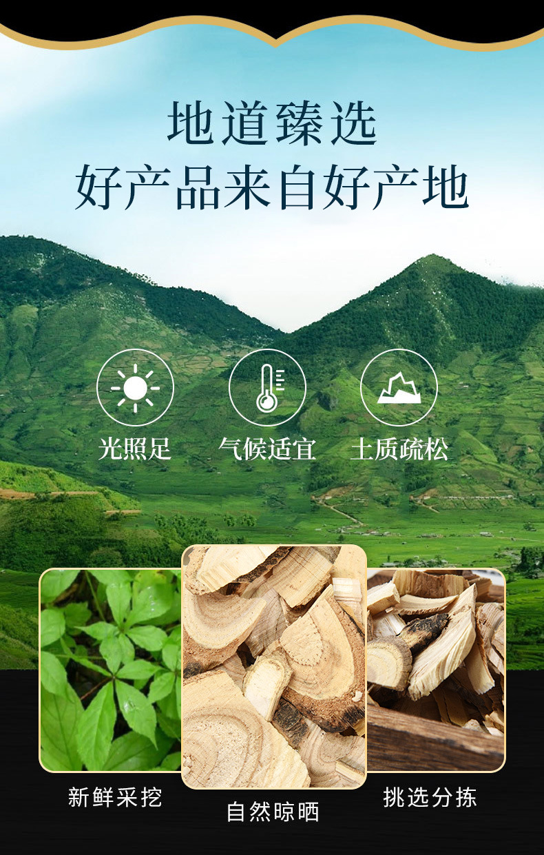 Ci Wu Jia Root & Powder (Eleutherococcus senticosus) — Siberian Ginseng Food Herb, 500g overview