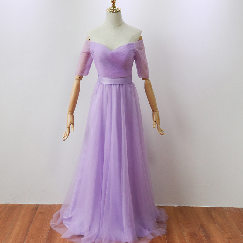 Vestido de Fiesta de Un Solo Hombro para Banquete de Compromiso, Vestido de Novia, Estilizador, Iluminador, Elegante y Gracioso, se Puede Usar Informalmente en Verano. image 15