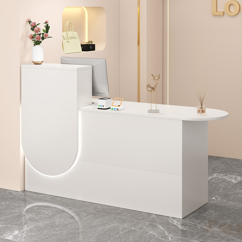 Modern Bar Counter, Cashier Counter, Small Simple Supermarket, Clothing Store, Light Luxury Beauty Salon, Hotel Front Desk Counter Modern Bar Counter, Cashier Counter, Small Simple Supermarket, Clothing Store, Light Luxury Beauty Salon, Hotel Front Desk Counter