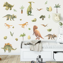 New FX-C366 Cartoon Dinosaur Coconut Tree Dinosaur Egg Children's Room Kindergarten Home Wall Decoration Wall Sticker