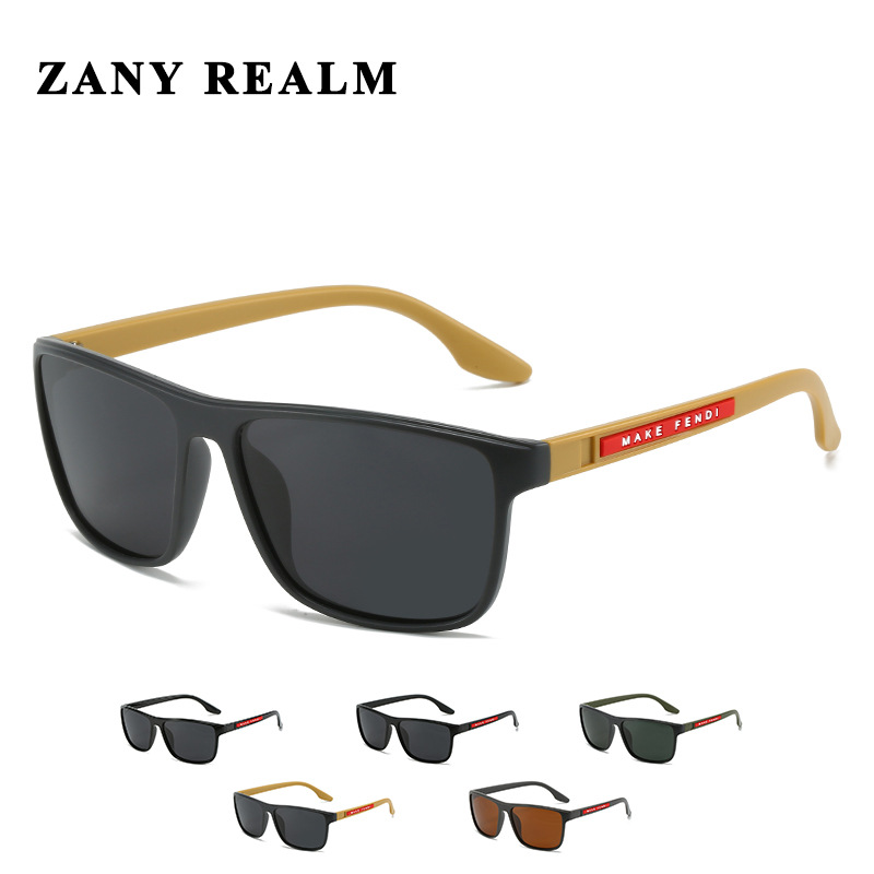 Nueva caja de comercio exterior hombres transfronterizos gafas de sol polarizadas conducción esmerilado europeo y americano negocio moda gafas de sol fabricante