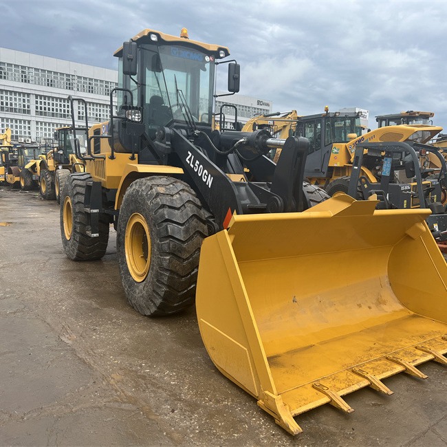 Colombia original usado XCMG 50GN 50 cargador con alta calidad Cummins buena garantía de calidad