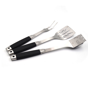 Outdoor camping grill stainless steel barbecue tools 3-Piece Barbecue suit BBQ tools