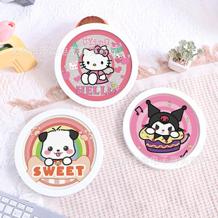 Culomi Diamond Painting with Frame Sanrio diy Diamond Sticker Strawberry Bear Children Masonry Painting Gift Wholesale