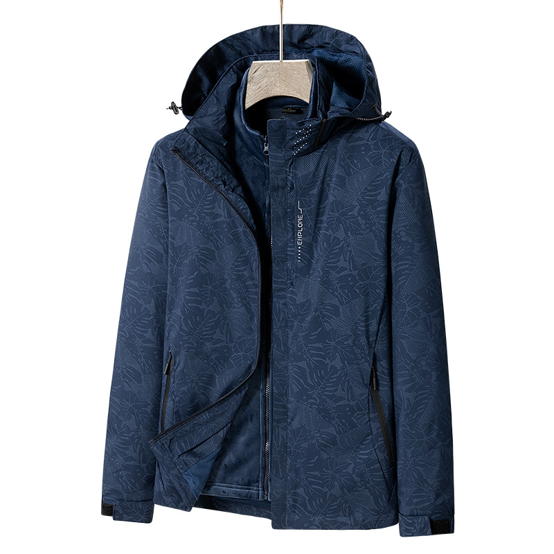 Men's Clothing detachable jacket, women's breathable outdoor warm windproof and waterproof mountaineering clothing_voghion.com