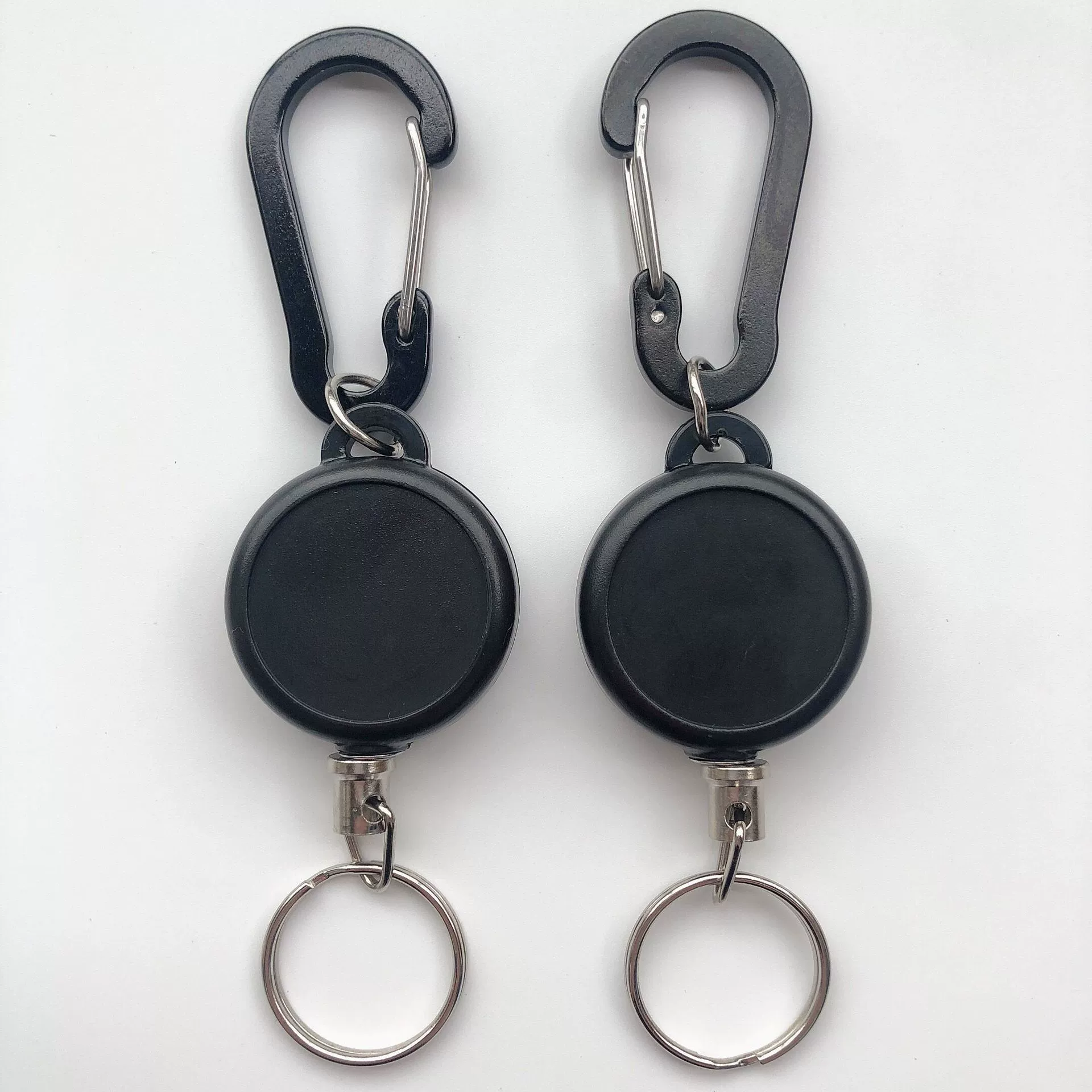 Protective elastic black climbing protection buckle, 35mm, anti-theft