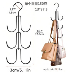 バッグラック多機能バッグラック強力ハンドバッグ帽子収納神器タンスバッグシルクタオル棚