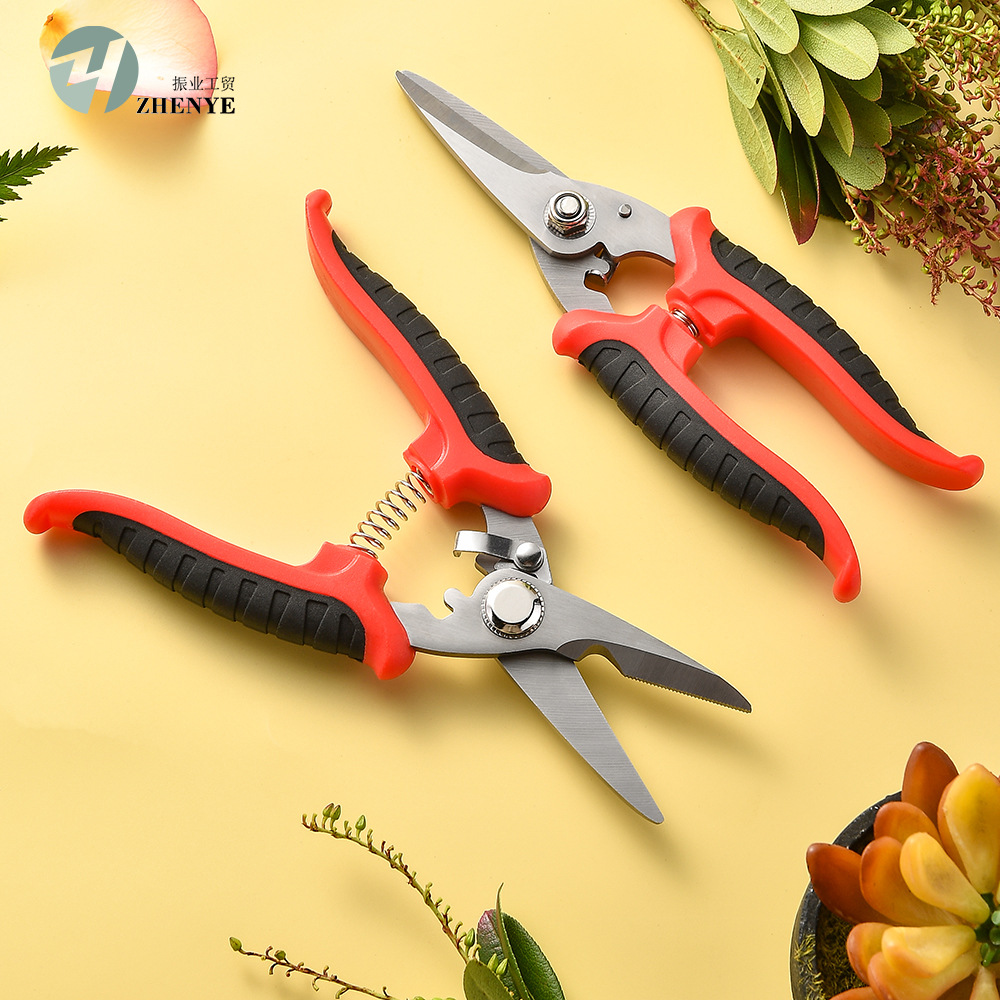 橡塑手柄花园剪园艺剪盆栽修枝剪Gardening Scissors Hand Pruner