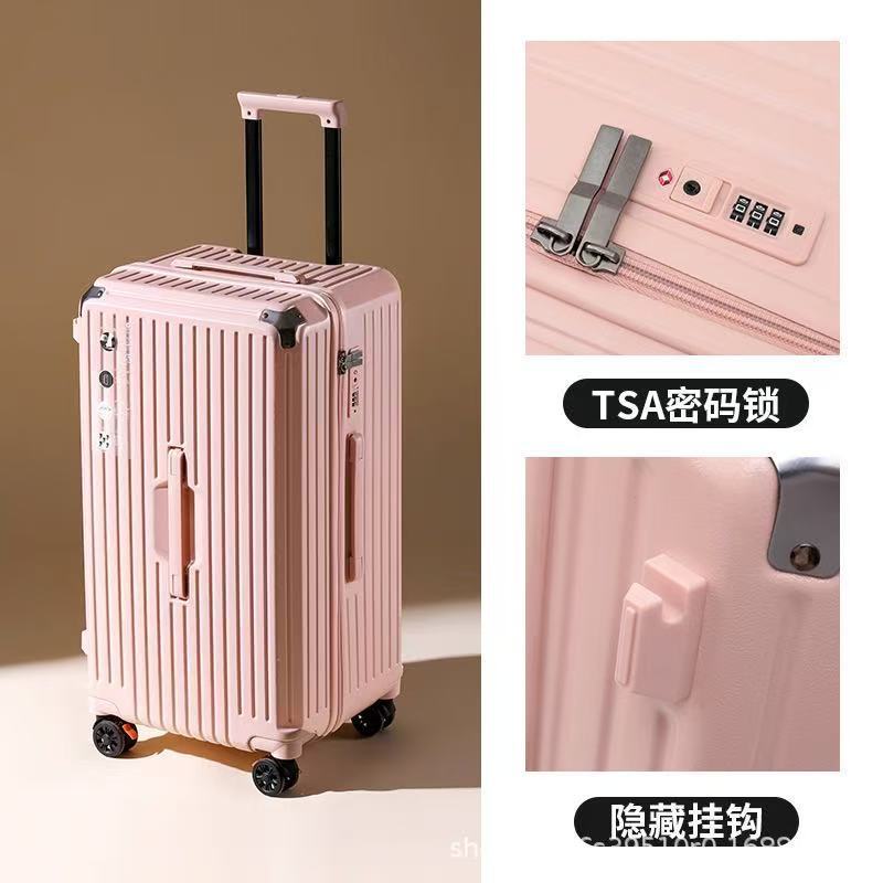 ins网红女行李箱26寸刹车万向轮出口外贸32寸拉杆箱拉密皮箱男|undefined