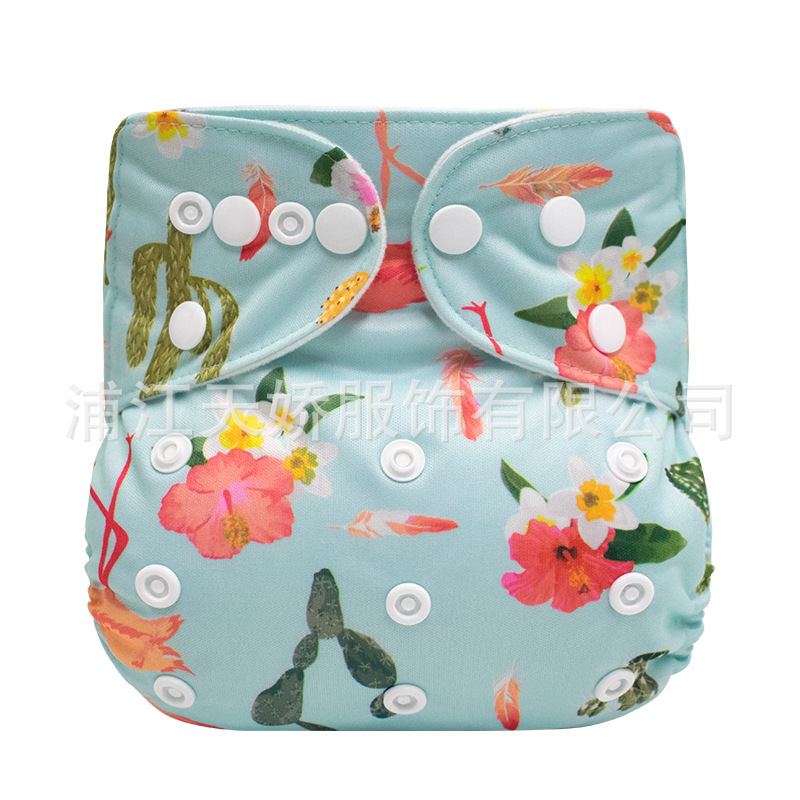メーカークロスボーダー赤ちゃんおむつ洗える尿不湿通気性プリントトレーニングパンツcloth diaper|undefined