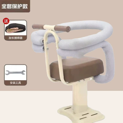 Front Seat, Electric Scooter, Electric car child seat - fixed-hummer-white-single-seat-armrest-white-safety-net-enclosure