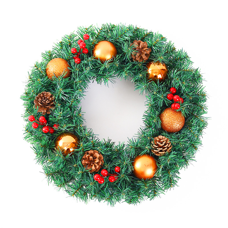 Amazon popular guirnalda de Navidad ratán 40/50/60cm decoración de Navidad Garland decoración escena diseño