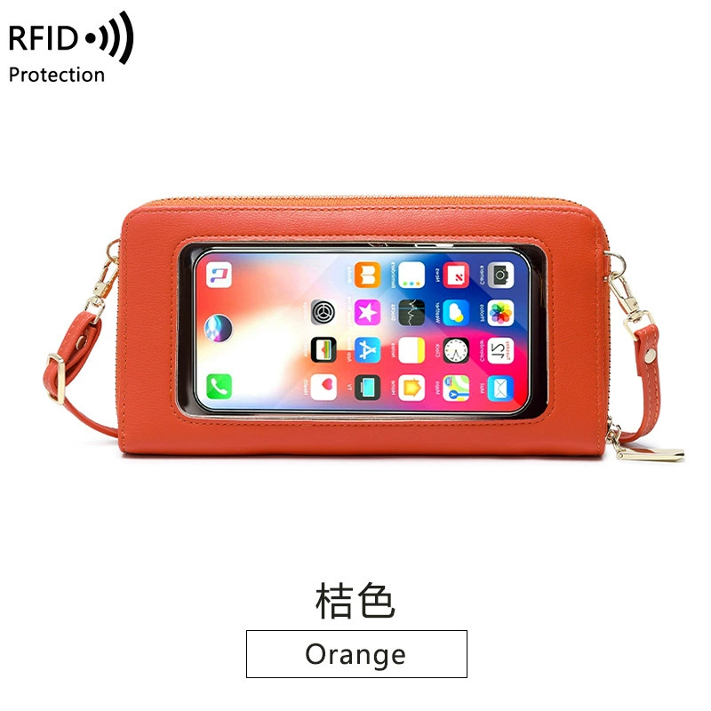 (Граница торговли), сумка через плечо, вместительная одн Shoulder bag, маленькая сумка, кошелек, сенсорный экран, анти-вор theft