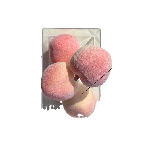 Adorable Small Fruits and Vegetables Simulation Hair Clips, Fun and Creative Straight Clips, Girl's Heart Peach, Pepper, Duck Bill Clips