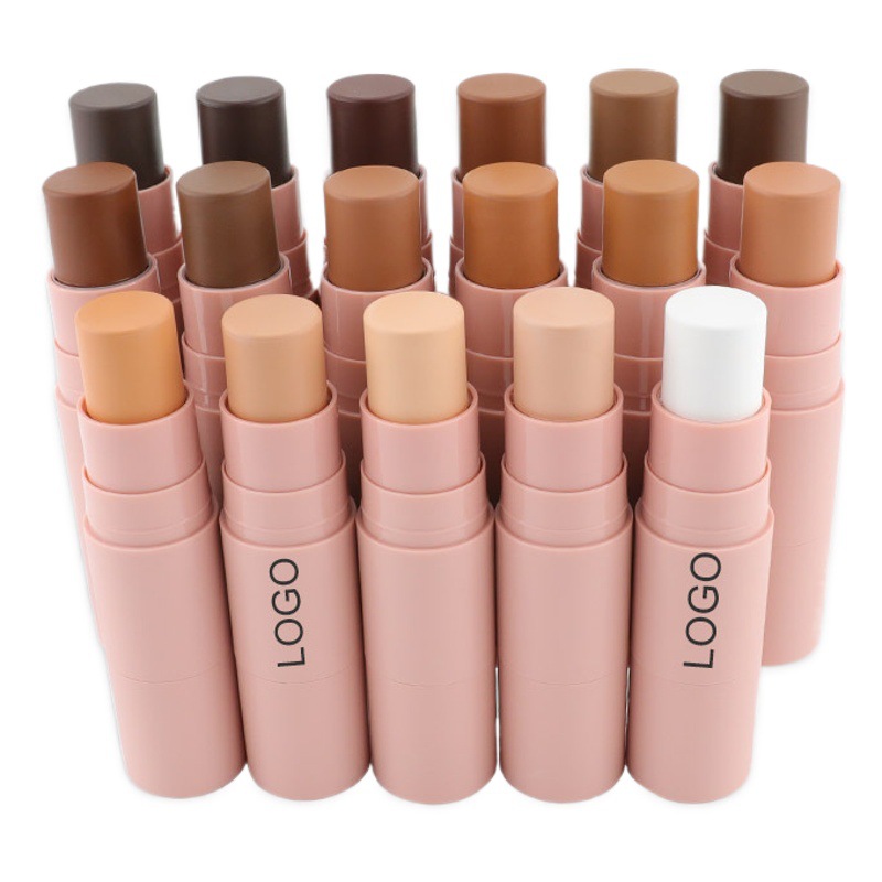 Cross-Border Export Makeup Without Logo Double-Ended High-Gloss Blush Stick Rouge Matte Single Color Low Saturation Blush Stick