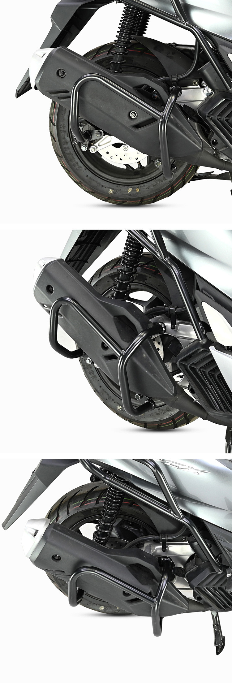 Muscle car Wolf for Honda PCX160 bumper anti-fall bumper anti-collision bumper modification parts thick carbon steel