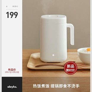 olayks electric heating lunch box can be heated lunch box can be inserted into the electric insulation self-heating office workers cooking hot food artifact