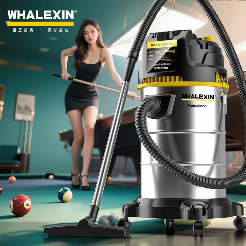 Whalesen Vacuum Cleaner for Home Use with Strong Suction, Industrial Use for Cleaning and Sealing, Commercial High-Power, Dual-Use for Dry and Wet Cleaning Whalesen Vacuum Cleaner for Home Use with Strong Suction, Industrial Use for Cleaning and Sealing, Commercial High-Power, Dual-Use for Dry and Wet Cleaning